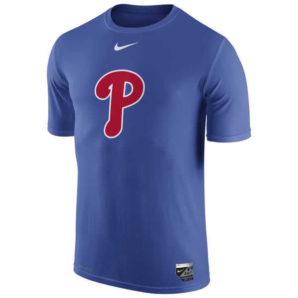 Philadelphia Phillies Nike Collection Legend Logo 1.5 Performance WEM T-Shirt - Royal Blue